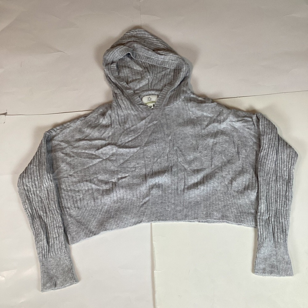 Offline By Aerie Womens Shirt Top Sz M Medium Long Sleeve Pullover Gray Hoodie